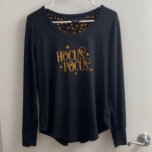 Hocus Pocus Black Long Sleeve Top Size L